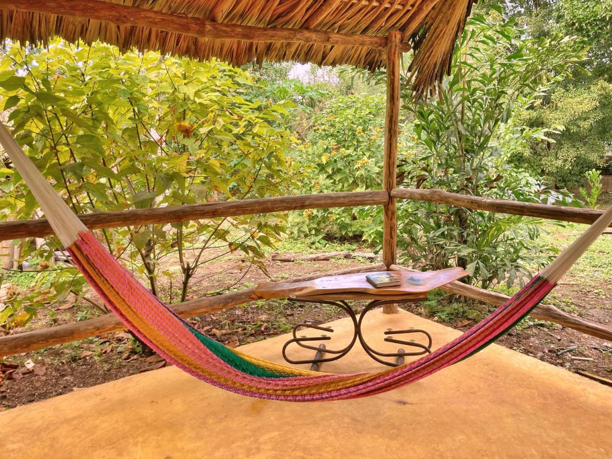 Encantadora Villa Maya Tradicional En Rancho Agroecologico Tzucaceb Exterior foto