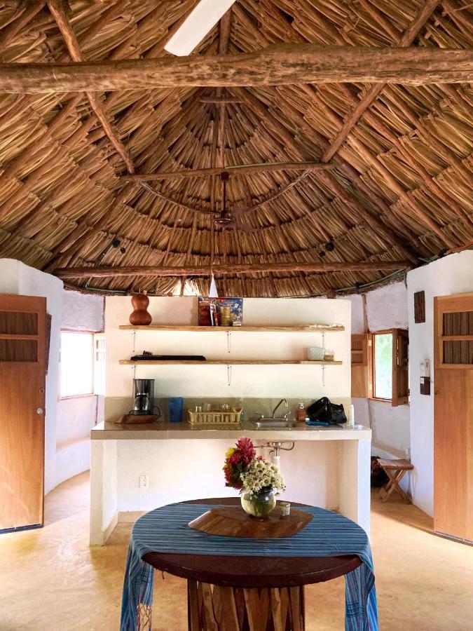 Encantadora Villa Maya Tradicional En Rancho Agroecologico Tzucaceb Exterior foto