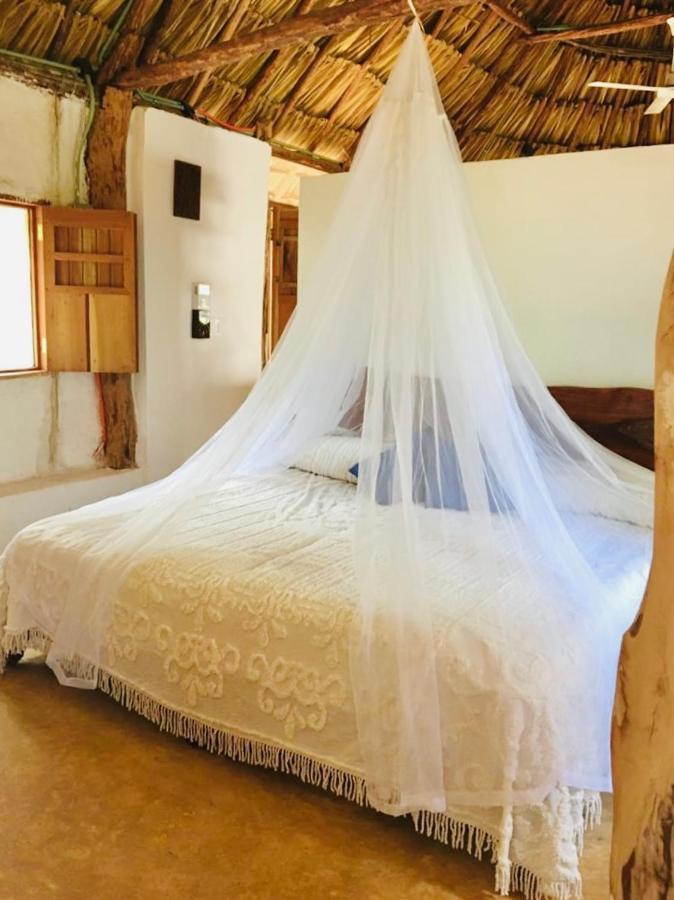 Encantadora Villa Maya Tradicional En Rancho Agroecologico Tzucaceb Exterior foto